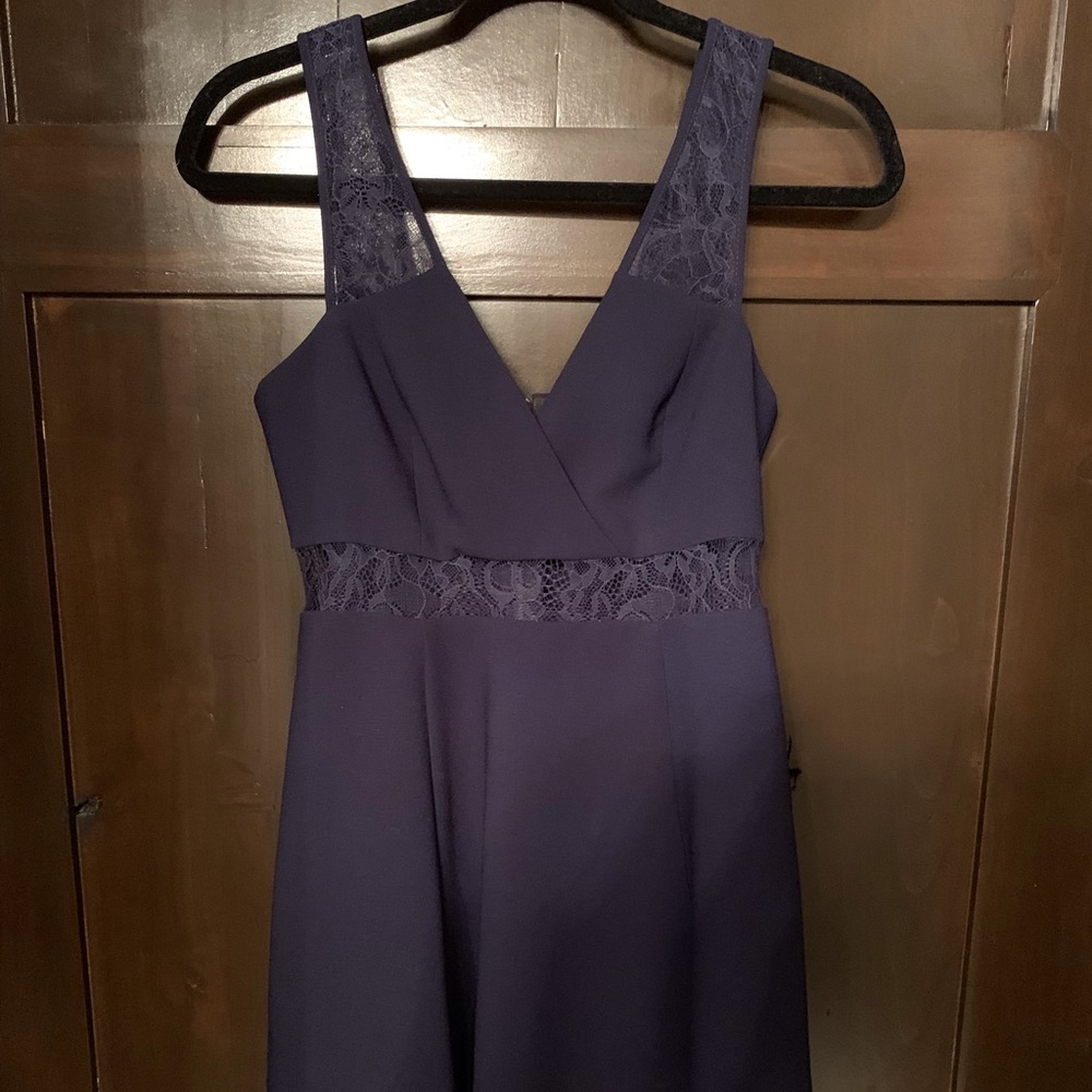 Navy BCBG dress